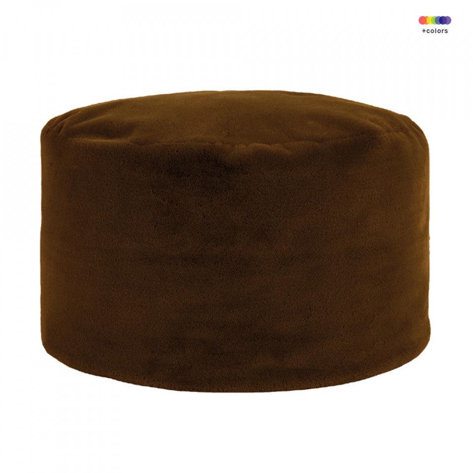 Taburet rotund maro din poliester 75 cm Lyall LifeStyle Home Collection - PARIS14A.RO