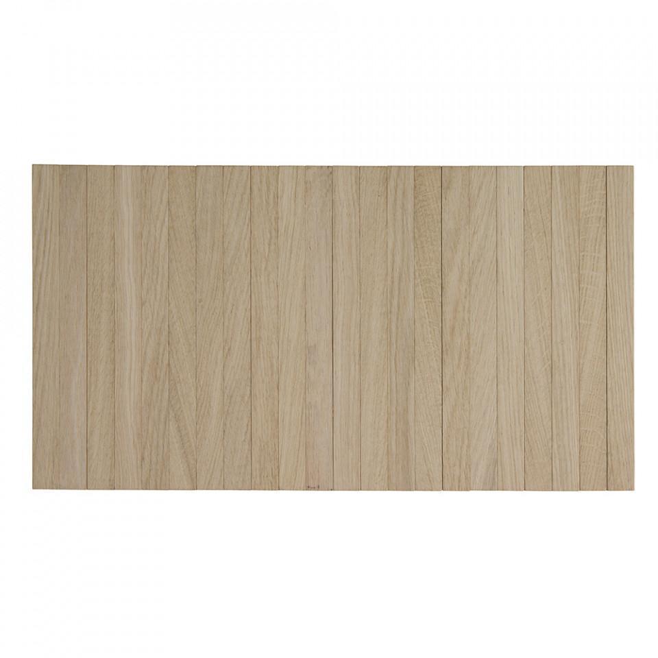 Tava pentru cotiera maro din lemn de stejar 36x45 cm Flexible - PARIS14A.RO