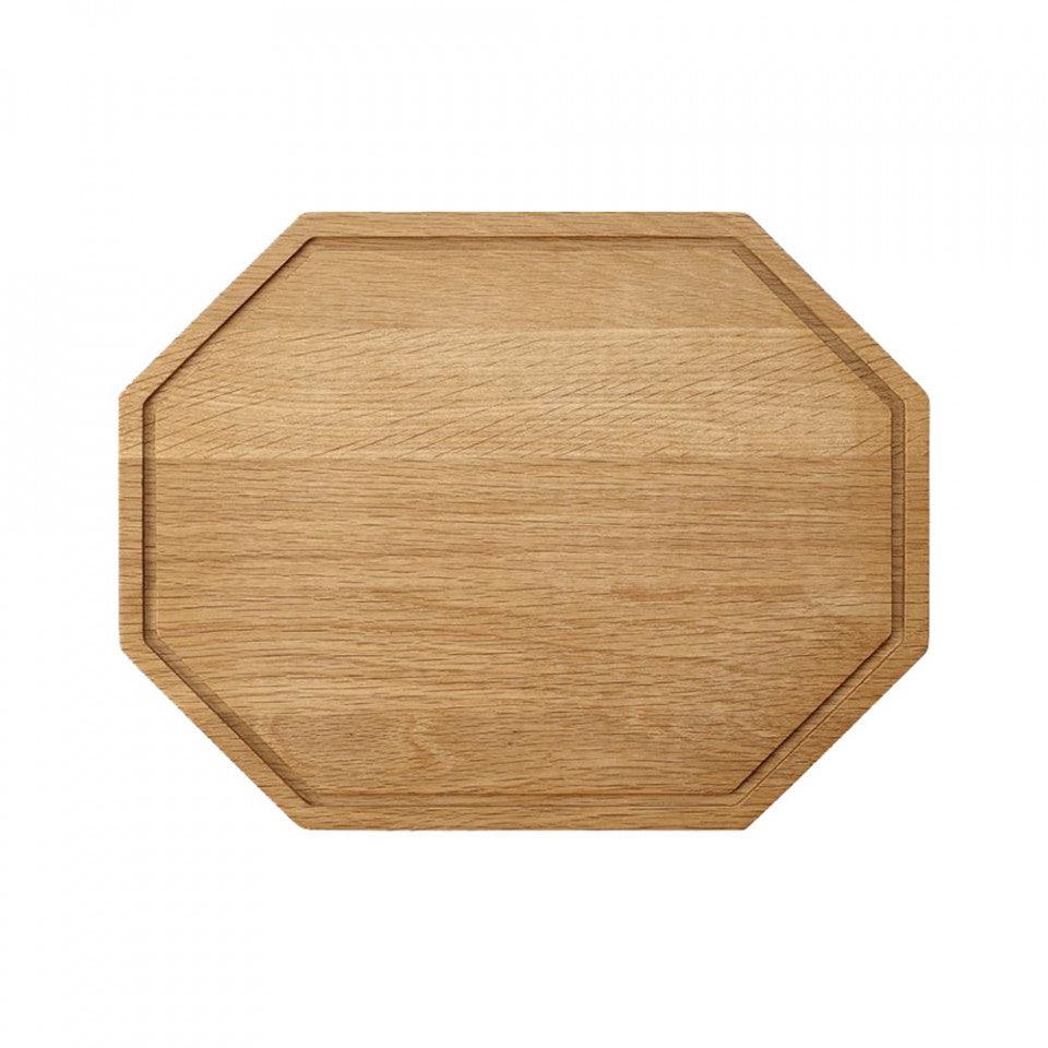 Tocator octagonal maro din lemn 25x32,5 cm Wonder Bolia - PARIS14A.RO