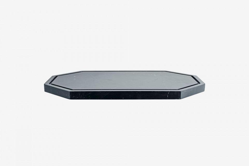 Tocator octagonal negru din marmura 25x40 cm Wonder Bolia - PARIS14A.RO