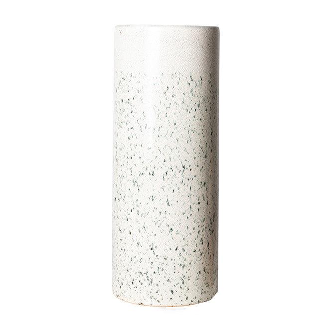Vaza alba din ceramica 28 cm 70s HK Living - PARIS14A.RO