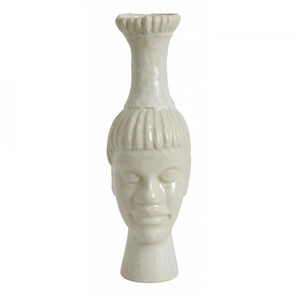 Vaza alba din ceramica 37,5 cm Kimito Nordal - PARIS14A.RO