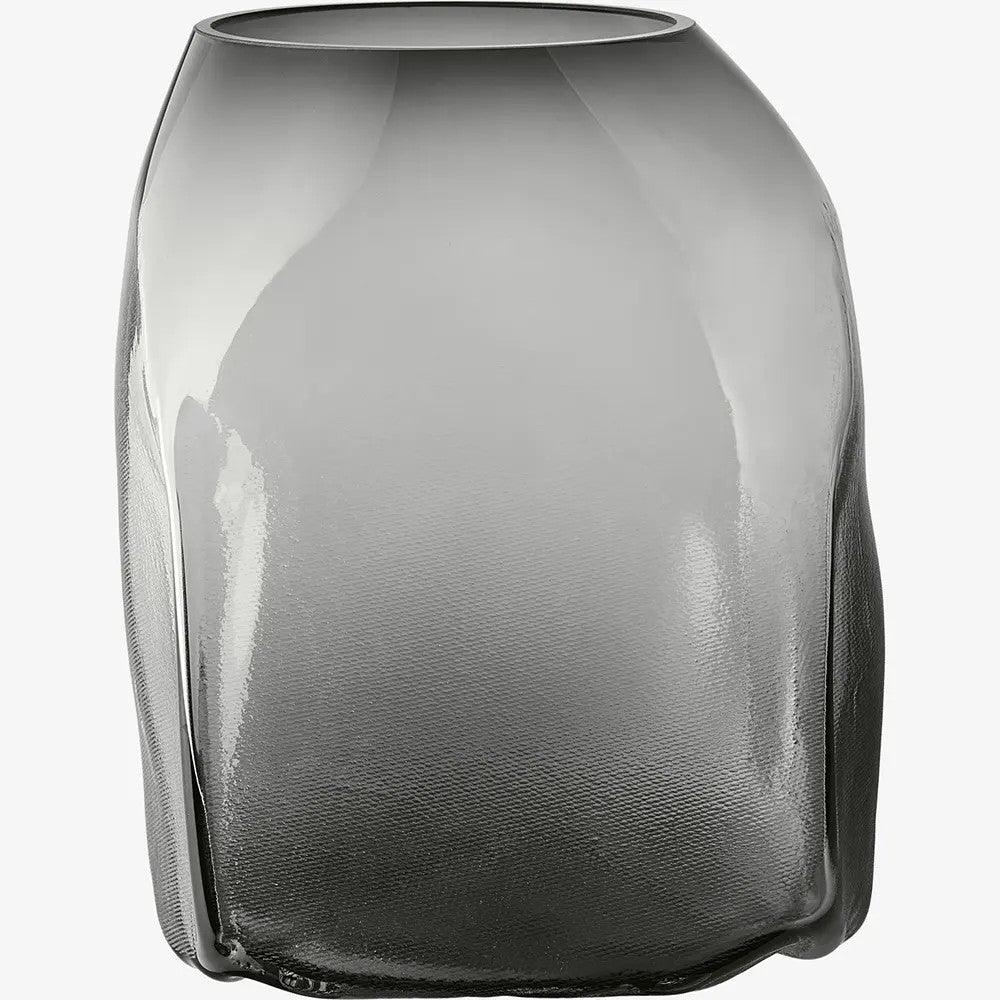 Vaza gri fum din sticla 25 cm Bronco Bolia - PARIS14A.RO