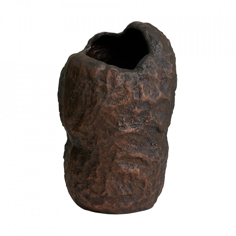 Vaza maro bronz din aluminiu 41 cm Dominica Nordal - PARIS14A.RO