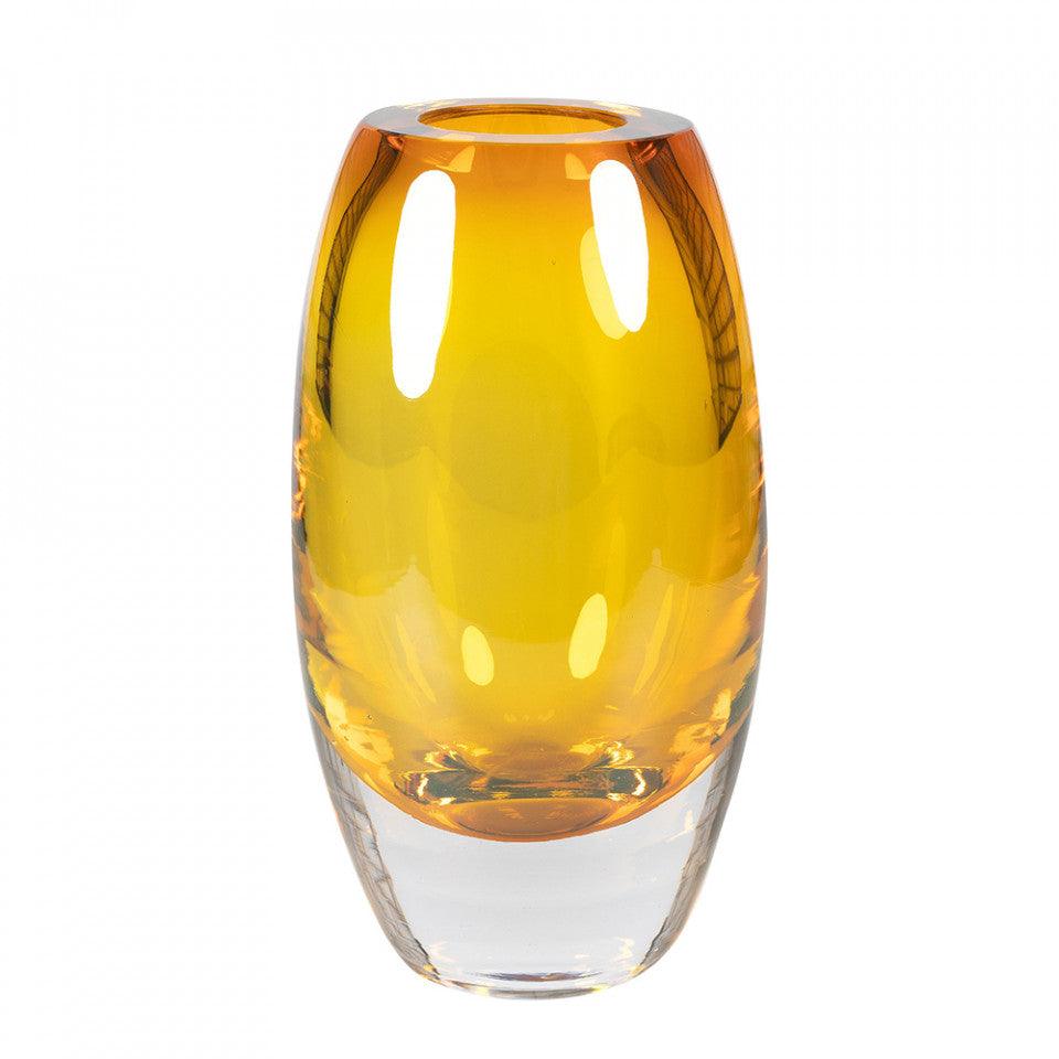 Vaza maro chihlimbar din cristal 24 cm Bullit Versmissen - PARIS14A.RO