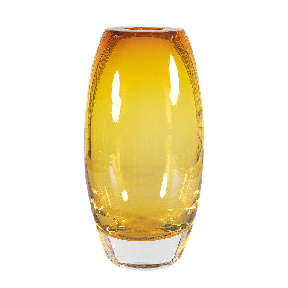 Vaza maro chihlimbar din cristal 33 cm Bullit Versmissen - PARIS14A.RO