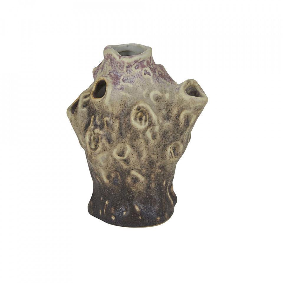 Vaza maro din ceramica 15 cm Khale Bahne - PARIS14A.RO