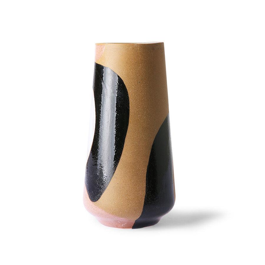 Vaza multicolora din ceramica 31 cm Jolie HK Living - PARIS14A.RO