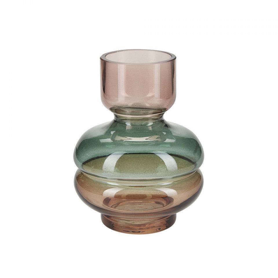 Vaza multicolora din sticla 15 cm Iona Bahne - PARIS14A.RO