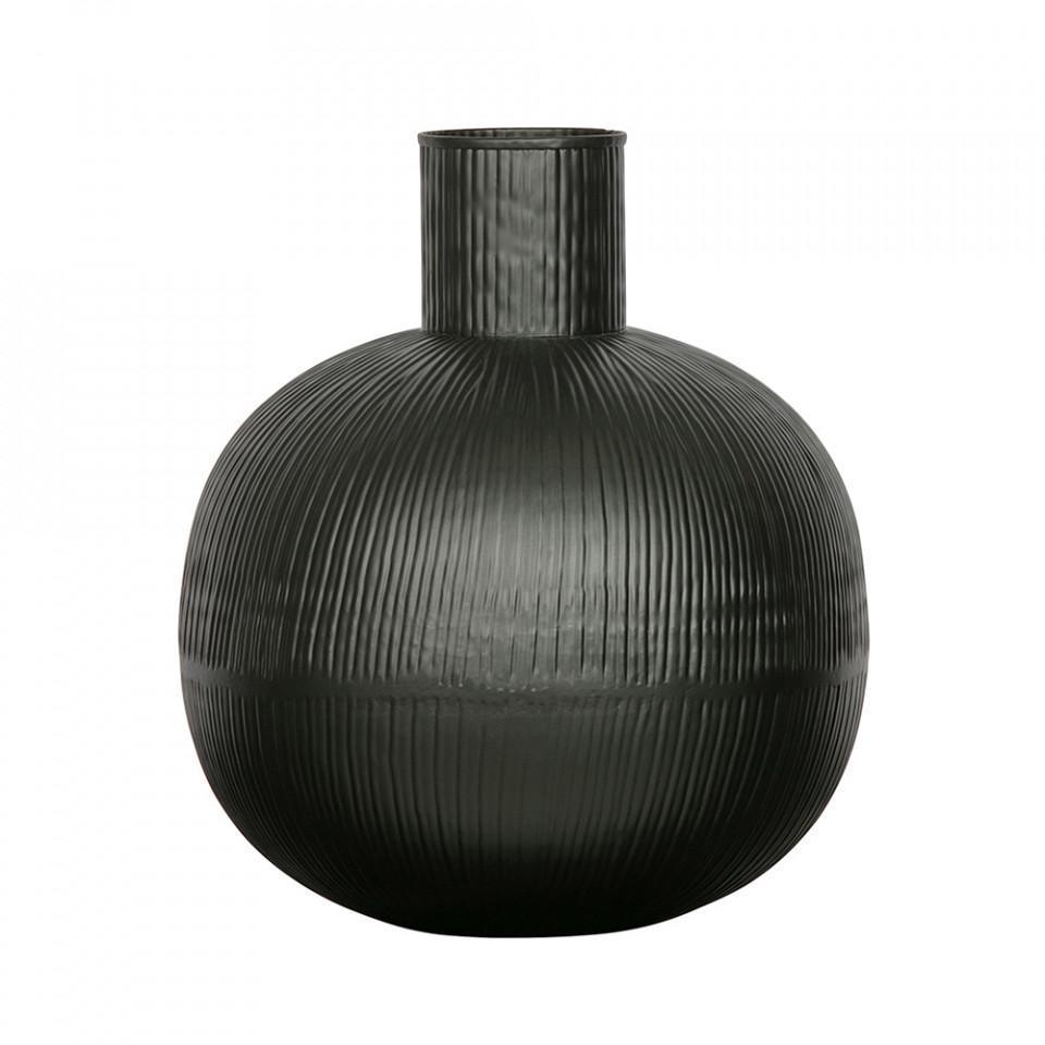 Vaza neagra din fier 35 cm Pixie - PARIS14A.RO