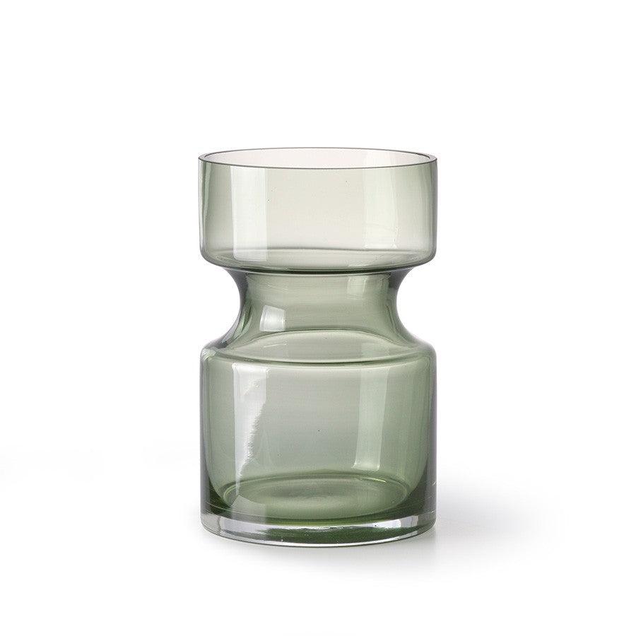 Vaza verde din sticla 17 cm Ottia HK Living - PARIS14A.RO