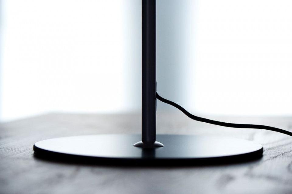 Veioza neagra din metal si sticla 57,2 cm Orb Table Black Bolia - PARIS14A.RO